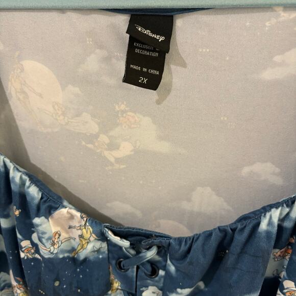 Disney Peter Pan Fly in the Sky Dress Size 2X EUC with Pockets! - Picture 7 of 7